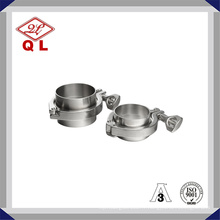 Pinces en acier inoxydable en acier inoxydable 304 316L Tri Clamp pour les équipements de traitement des produits laitiers